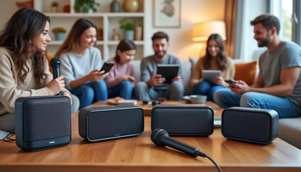 découvrez nos conseils pour choisir une enceinte karaoké parfaitement adaptée à vos besoins et profitez d'une expérience sonore optimale lors de vos séances de chant.