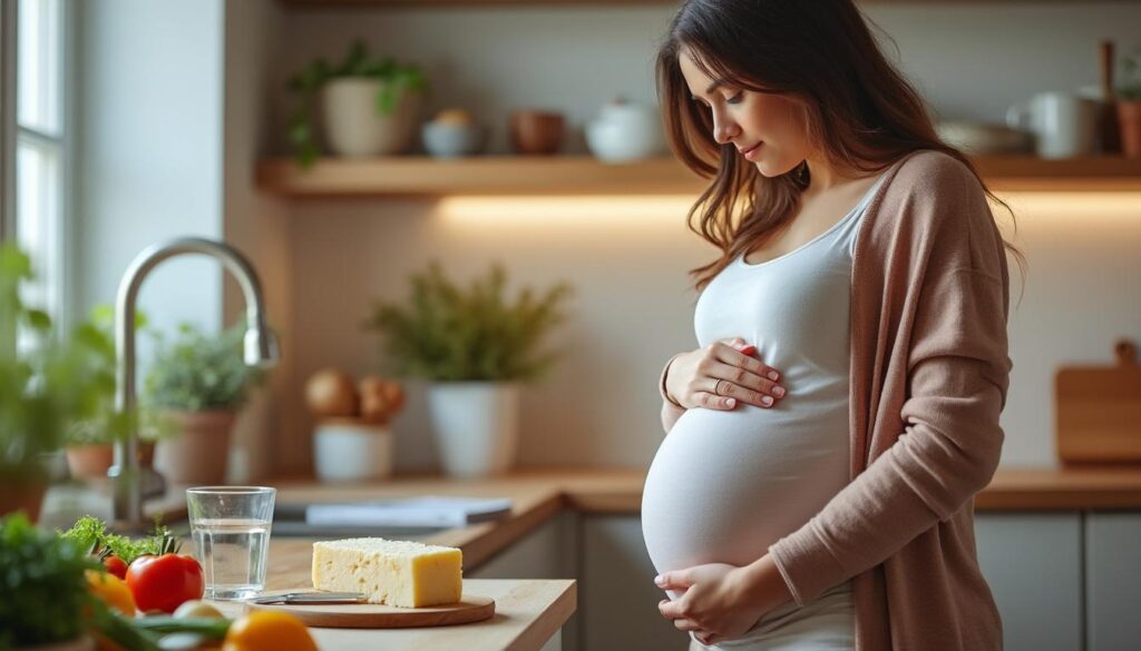 découvrez les risques liés à la consommation de parmesan pendant la grossesse et les précautions à adopter pour protéger la santé de maman et bébé.