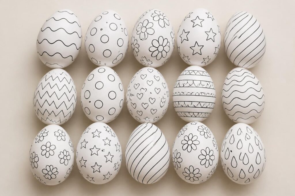 découvrez nos modèles gratuits d'œufs de pâques à colorier, parfaits pour la maternelle et tous les âges. amusez-vous en famille avec ces dessins simples et ludiques.