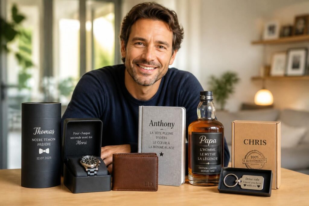 découvrez des idées de cadeaux personnalisés pour homme, originales et adaptées à tous les budgets. trouvez le présent parfait qui fera plaisir à coup sûr !