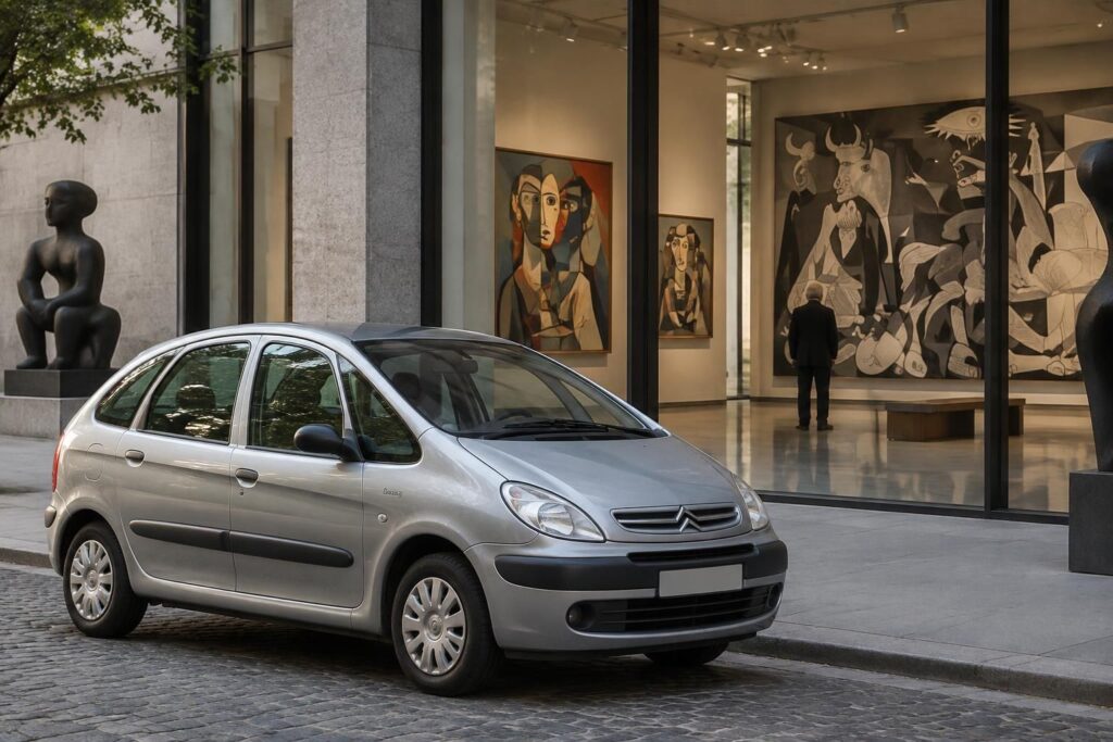 explorez les œuvres majeures de pablo picasso, les musées qui les célèbrent et l’histoire de la célèbre voiture citroën picasso.