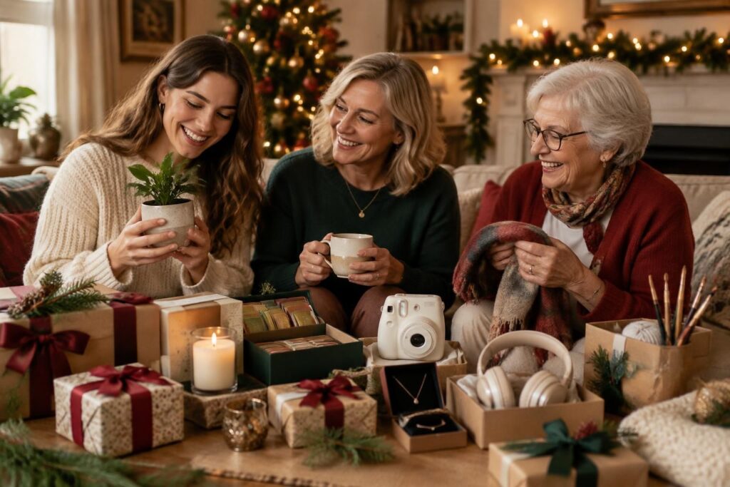 découvrez des idées de cadeaux de noël insolites pour femme, adaptées à tous les âges et à tous les budgets : de quoi surprendre et faire plaisir !