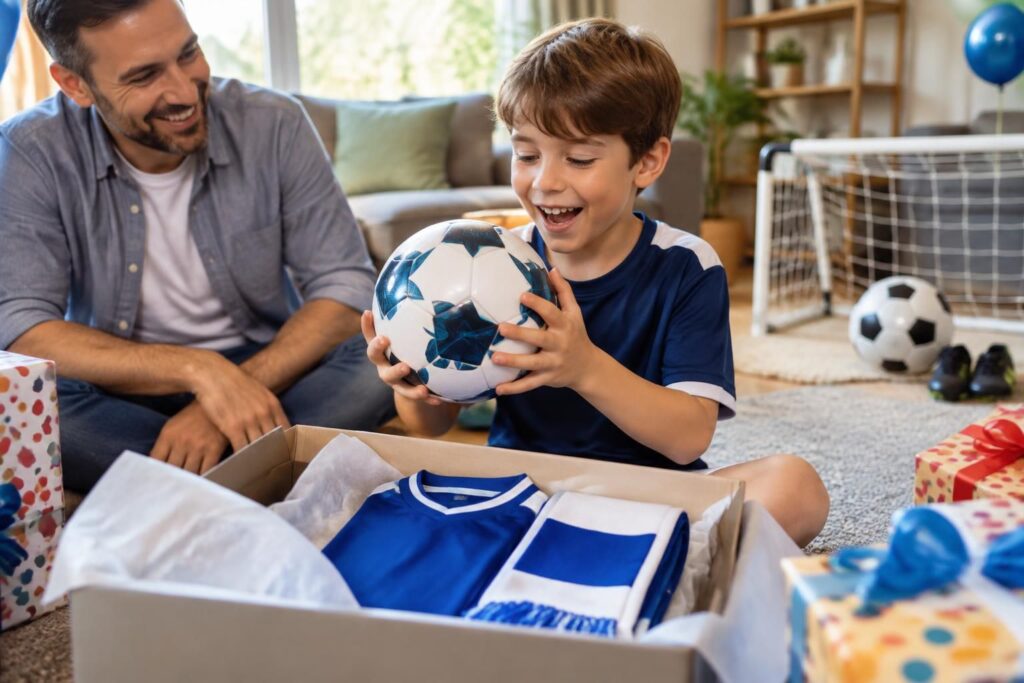 découvrez des idées de cadeaux de foot personnalisés pour les enfants de 6 à 10 ans : des surprises originales pour faire plaisir aux jeunes passionnés.