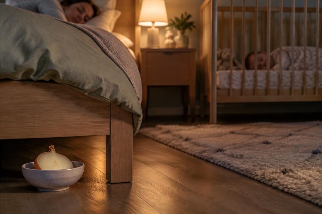 découvrez les astuces liées à l’oignon sous le lit pour bébé ou adulte : usages traditionnels, précautions et conseils en cas de toux.
