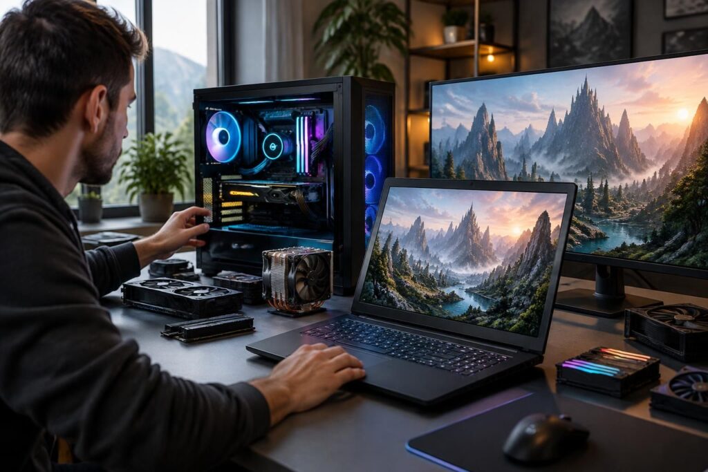 découvrez comment choisir votre pc gamer : conseils pour comparer les modèles portables, sélectionner le bon écran et choisir les composants adaptés à vos besoins.