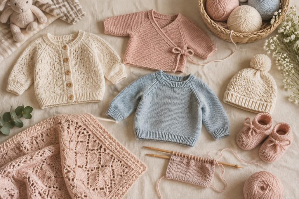 découvrez des patrons gratuits pour bébé : modèles faciles à coudre ou à tricoter pour fille et garçon, avec des idées pour tous les niveaux.
